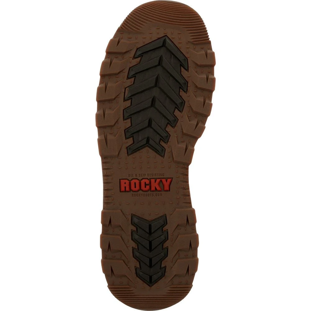 'Rocky'' Men's 6" Rams Horn EH WP Comp Toe Wedge - Brown 3 'Rocky'' Men's 6" Rams Horn EH WP Comp Toe Wedge - Brown - Image 3