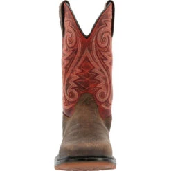 'Rocky' Men's 11" Worksmart EH WP Comp Toe - Dark Brown -Fashion Shoes RKW0385 front 1024x1024@2x