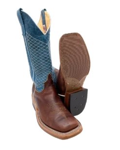'Anderson Bean' Men's 13" Western Square Toe - Bison / Blue Lava -Fashion Shoes S11166 1024x1024@2x