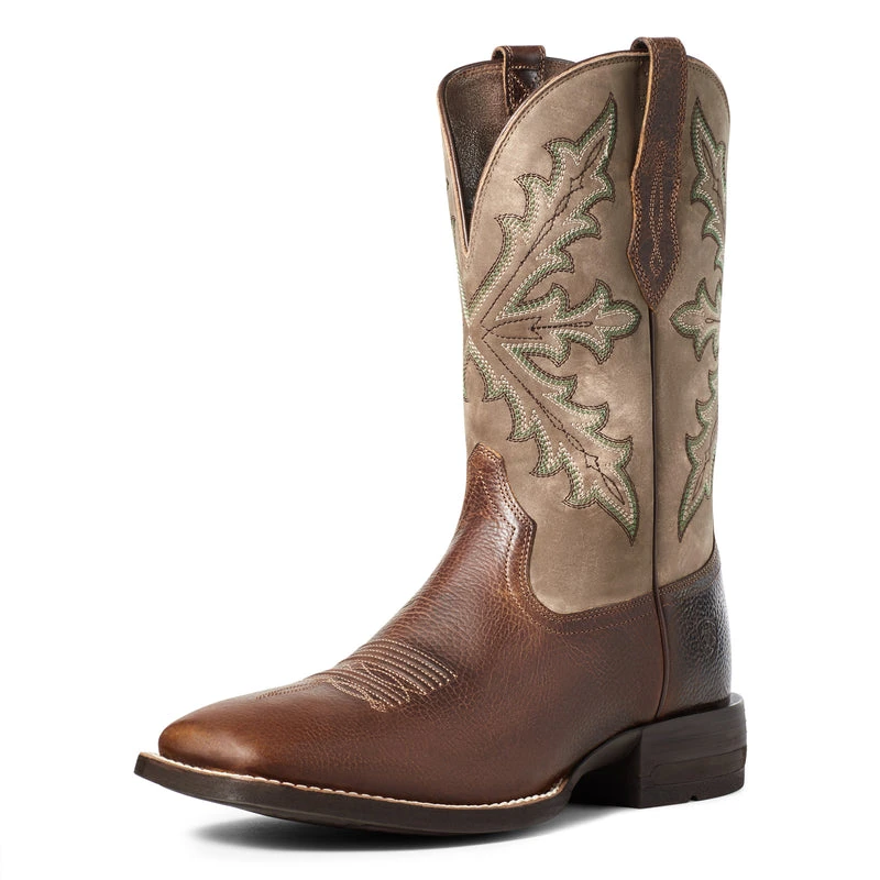 'Ariat' Men's 11" Qualifier Western Square Toe - Wicker 4 'Ariat' Men's 11" Qualifier Western Square Toe - Wicker - Image 4