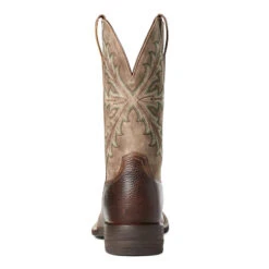 'Ariat' Men's 11" Qualifier Western Square Toe - Wicker 11 'Ariat' Men's 11" Qualifier Western Square Toe - Wicker -Fashion Shoes S21 MNS WEST 10035901 heel 1024x1024@2x