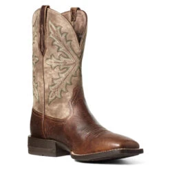 'Ariat' Men's 11" Qualifier Western Square Toe - Wicker 10 'Ariat' Men's 11" Qualifier Western Square Toe - Wicker -Fashion Shoes S21 MNS WEST 10035901 medial 1024x1024@2x