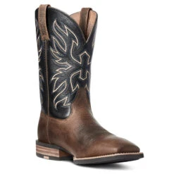 'Ariat' Men's 11" Everlite Vapor Western Square Toe - Ranch Brown / Black Deertan 9 'Ariat' Men's 11" Everlite Vapor Western Square Toe - Ranch Brown / Black Deertan -Fashion Shoes S21 MNS WEST 10035963 medial 1024x1024@2x