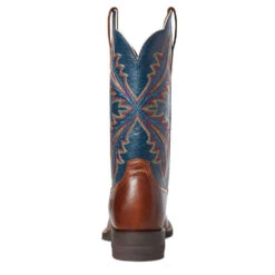 'Ariat' Women's West Bound Square Toe - Russet Rebel / Crackle Navy 11 'Ariat' Women's West Bound Square Toe - Russet Rebel / Crackle Navy -Fashion Shoes S21 WMS WEST 10035986 heel 1024x1024@2x