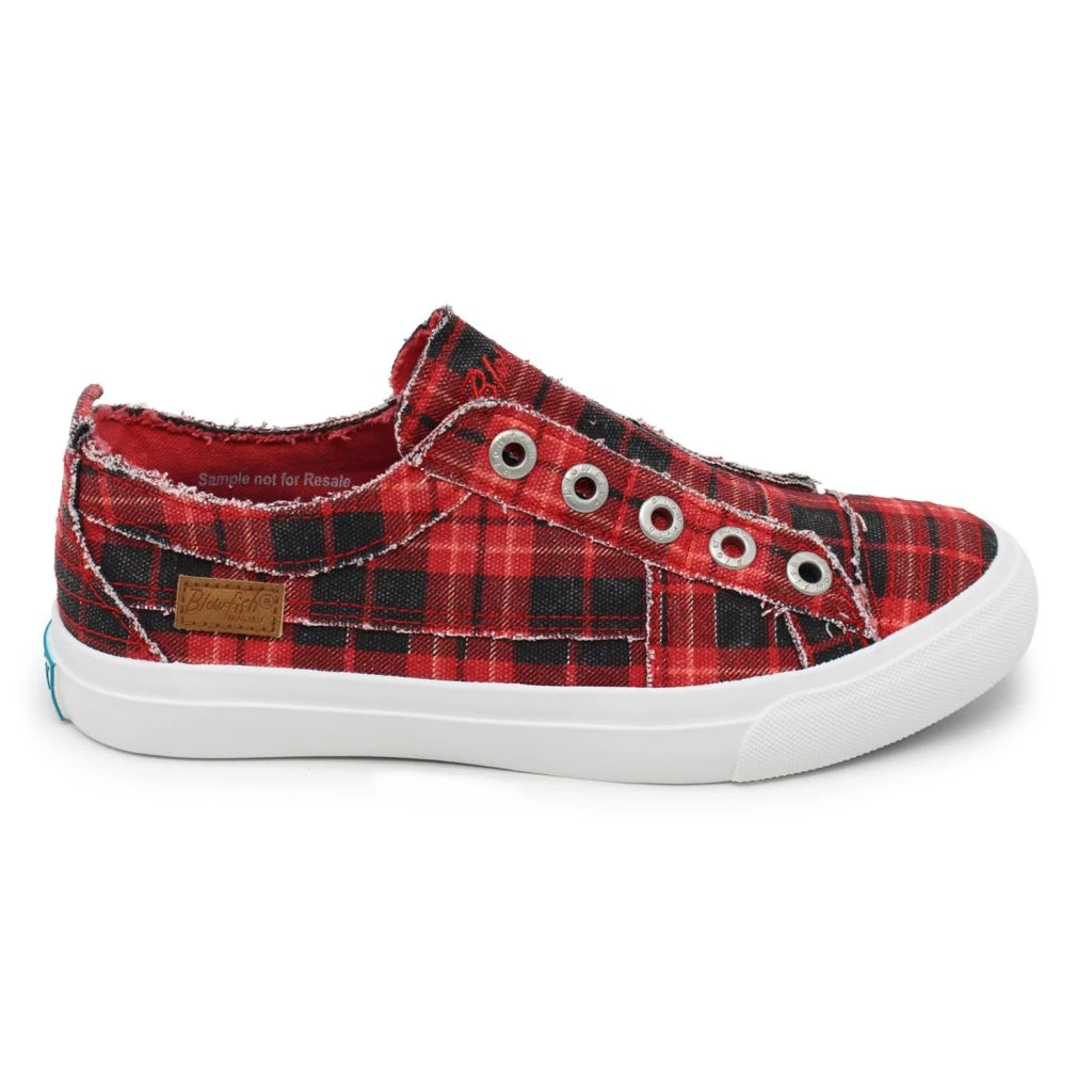 'Blowfish Malibu' Women's Play Slip On - Red Grand Canyon Plaid 2 'Blowfish Malibu' Women's Play Slip On - Red Grand Canyon Plaid - Image 2
