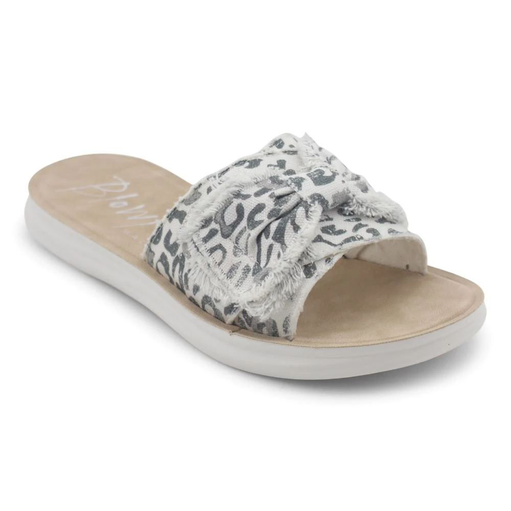 'Blowfish Malibu' Women's Saturn Sandal - Gray Paper Cat Canvas 1 'Blowfish Malibu' Women's Saturn Sandal - Gray Paper Cat Canvas