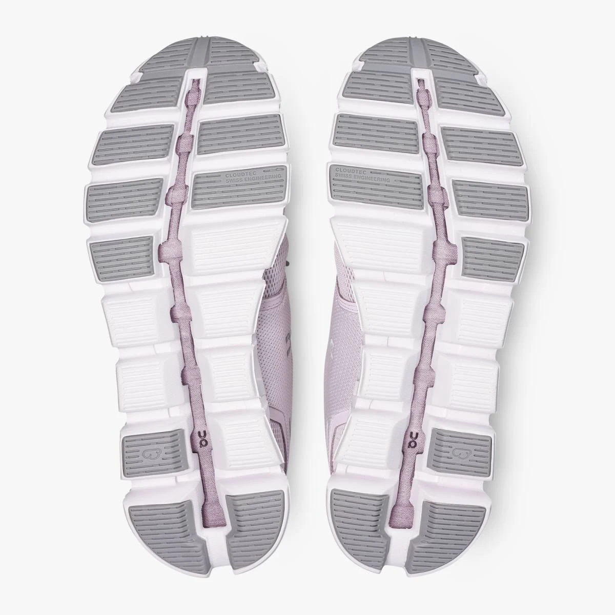 'On Running' Women's Cloud 5 - Lily / Frost 2 'On Running' Women's Cloud 5 - Lily / Frost - Image 2