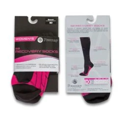 'Powerstep' Women's G2 Recovery Sock - Black -Fashion Shoes g2 womens pkg 1 1024x1024@2x