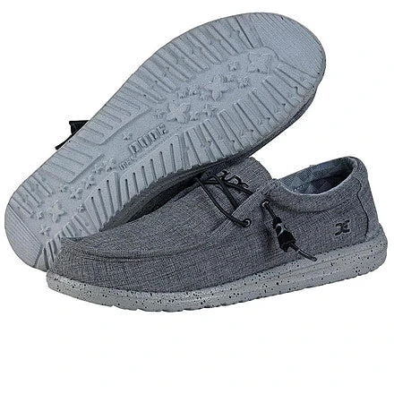 'Hey Dude' Men's Wally L Stretch - Steel 2 'Hey Dude' Men's Wally L Stretch - Steel - Image 2