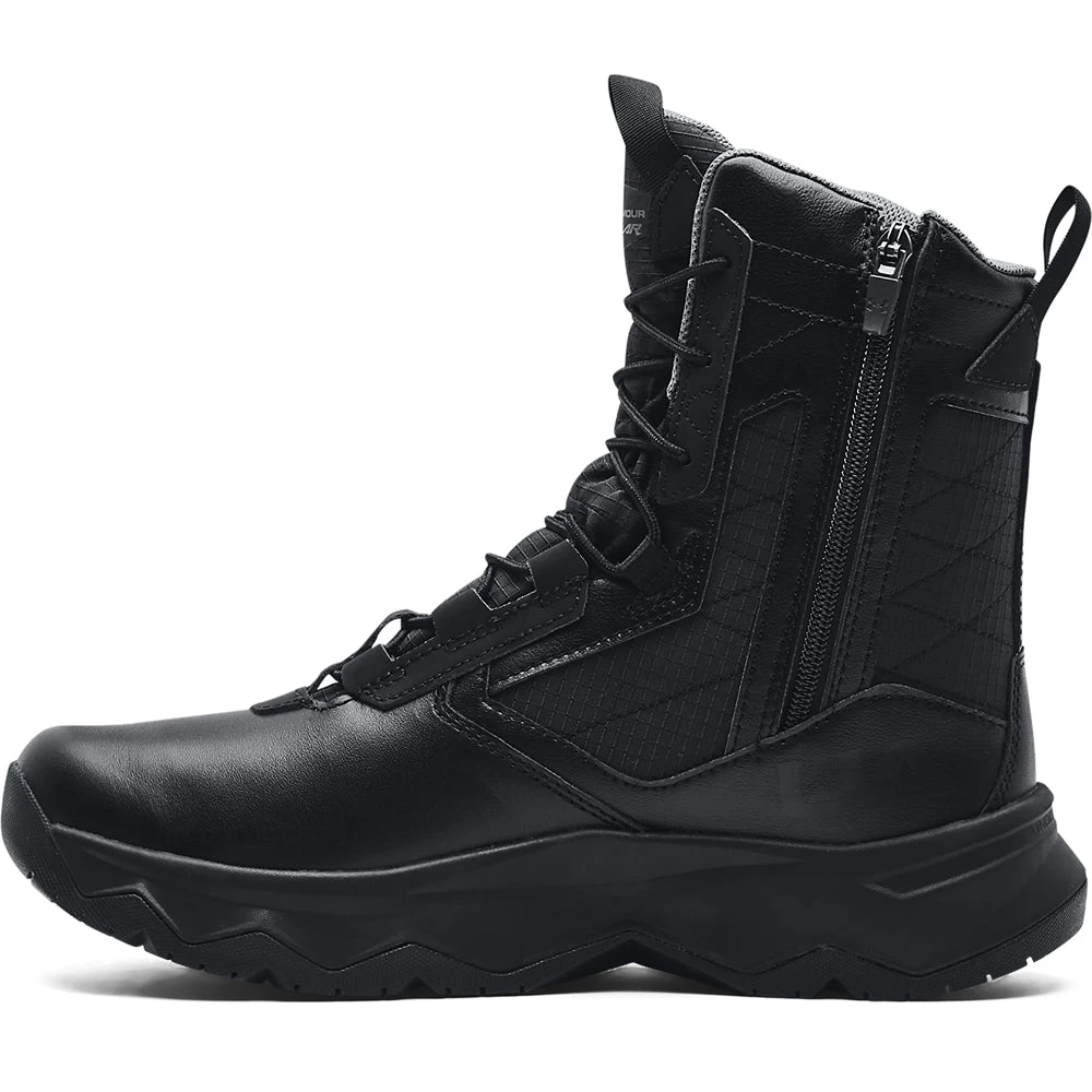 'Under Armour' Men's 8" Stellar G2 SR Side Zip Soft Toe - Black 5 'Under Armour' Men's 8" Stellar G2 SR Side Zip Soft Toe - Black - Image 5
