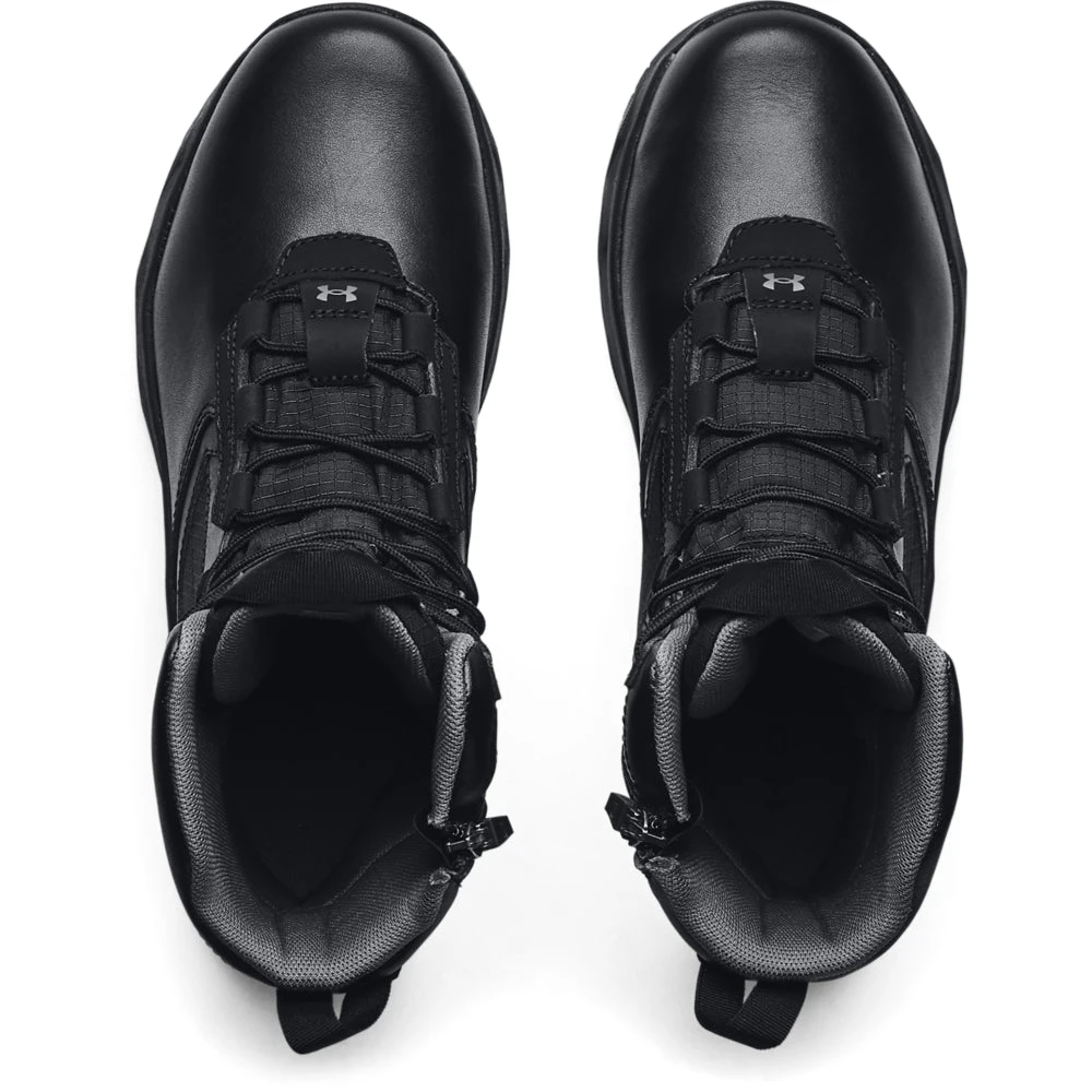 'Under Armour' Men's 8" Stellar G2 SR Side Zip Soft Toe - Black 2 'Under Armour' Men's 8" Stellar G2 SR Side Zip Soft Toe - Black - Image 2