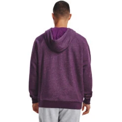 'Under Armour' Men's Rival Fleece 1/2 Zip Hoodie - Rivalry Light Heather - Onyx White -Fashion Shoes s7.V5 1373371 514 BC 1024x1024@2x